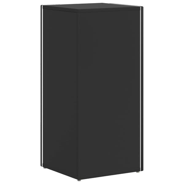Sidobrett Svart 33 x 32 x 70,5 cm Konstruerat trä