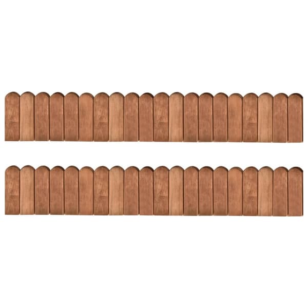 Rabattkant 2 st 120 cm impregnerad furu