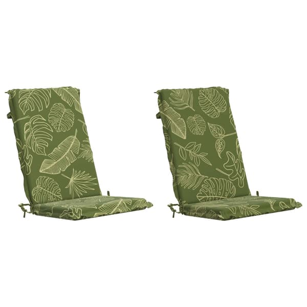 Dyna till stol med hög rygg GEMERT 2 st 100% Polyester