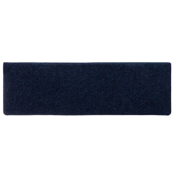 Trappmattor självhäftande 30 st 65x21x4 cm marinblå rektangulär kant