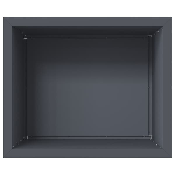 Odlingslåda med LED Antracit 50 x 60 x 48 cm Stål