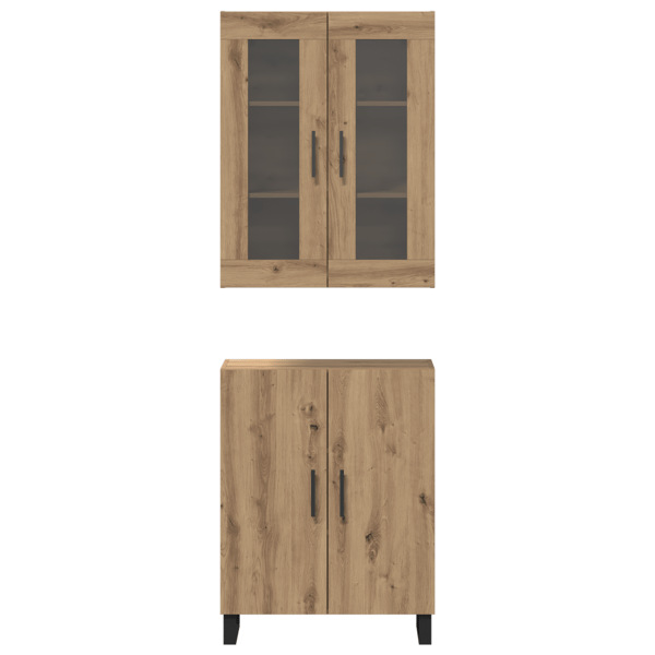 Skåp 2 pcs artisan ek Konstruerat trä