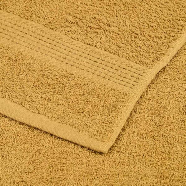 12-delat handduksset FROGN guld 360 gsm