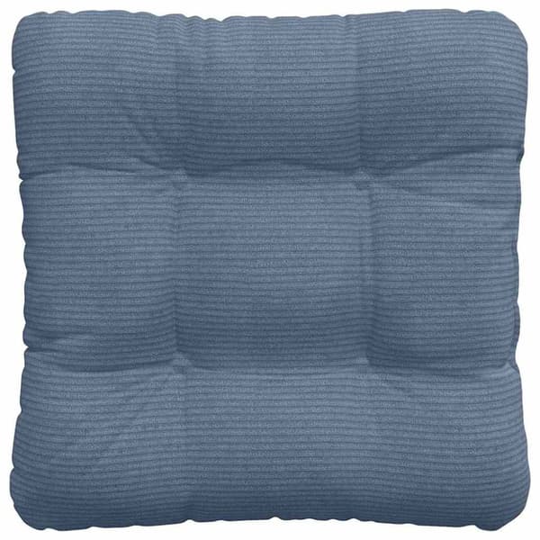 Sittkuddar 4 pcs Blå 45 x 45 cm Kordread tyg