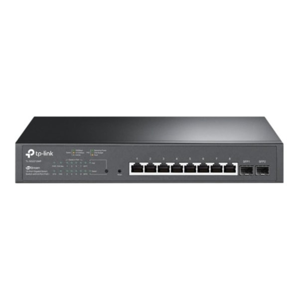 TP-Link JetStream TL-SG2210MP - switch - 10 portar - smart - rackmonterbar