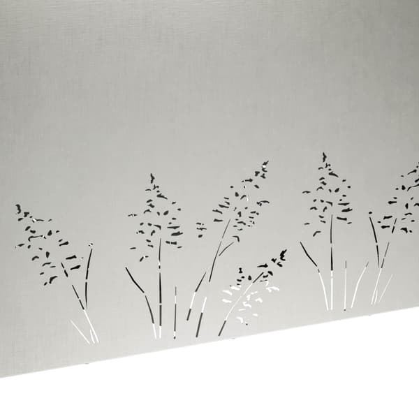 Trädgårdsplanterare Silver 100 x 20 x 49 cm Rostfritt stål