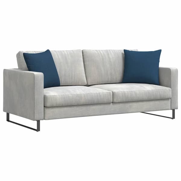 Sofakuddar 2 pcs Blå 45 x 45 cm tyg