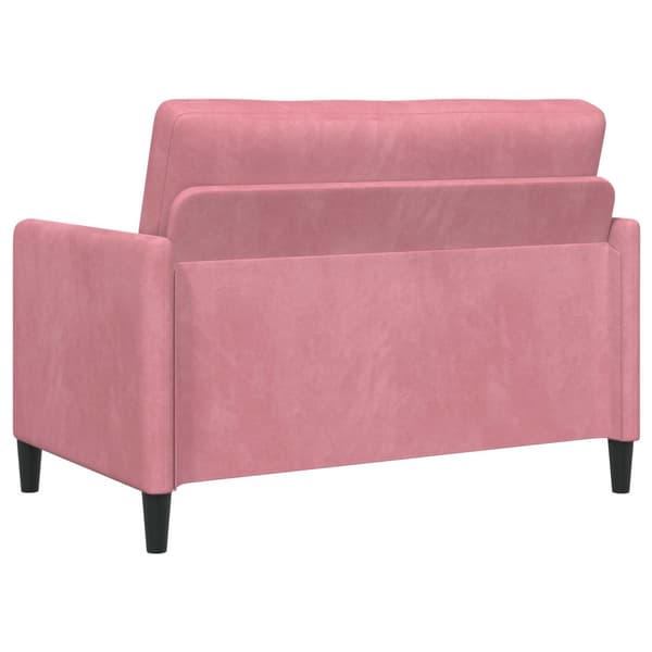Soffgrupp med förvaring 2 st Rosa Polyester