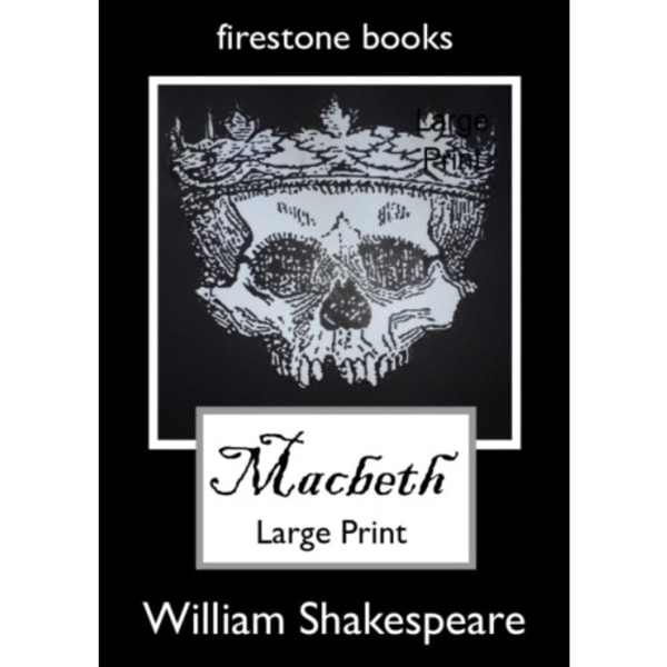 MACBETH LARGE-PRINT EDITON (häftad, eng)