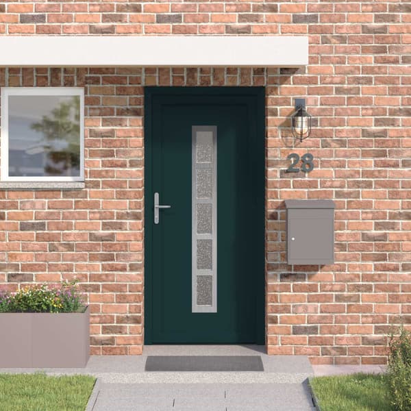 Framdörr Antracit 108 x 208 cm PVC