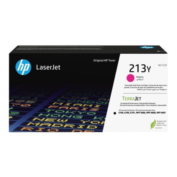 HP 213Y - Extra lång livslängd - magenta - original - LaserJet - tonerkassett (W2133Y)