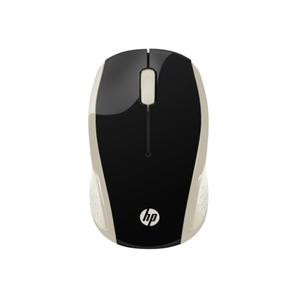 HP 200 - mus - 2.4 GHz - silkesguld Svart, Guld