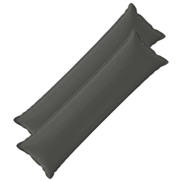 Kuddöverdrag 2 st HOUTEN Antracit 40 x 145 cm Polyester