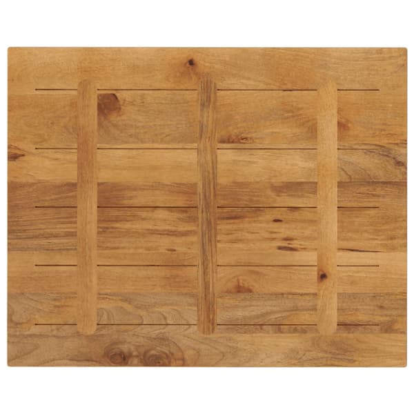 Bordsskiva 90x80x2,5 cm rektangulär massivt mango-trä