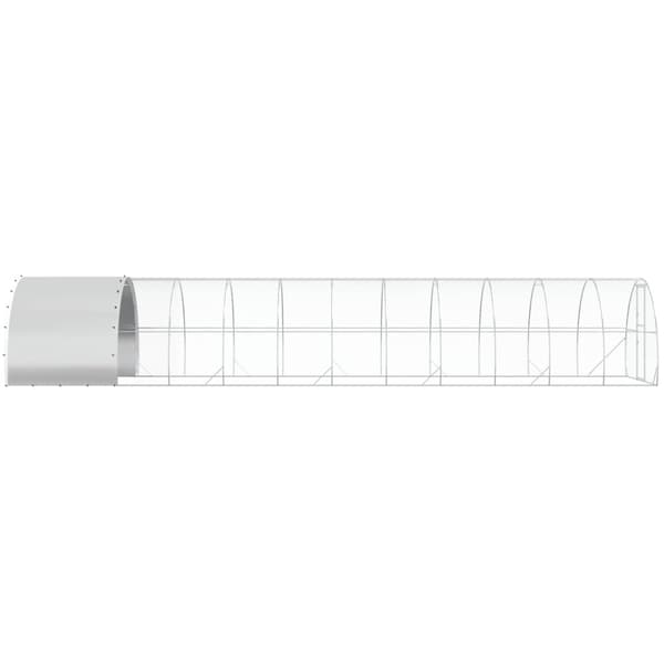 Hönsgård Silver 1200 x 300 x 200 cm Galvaniserat stål