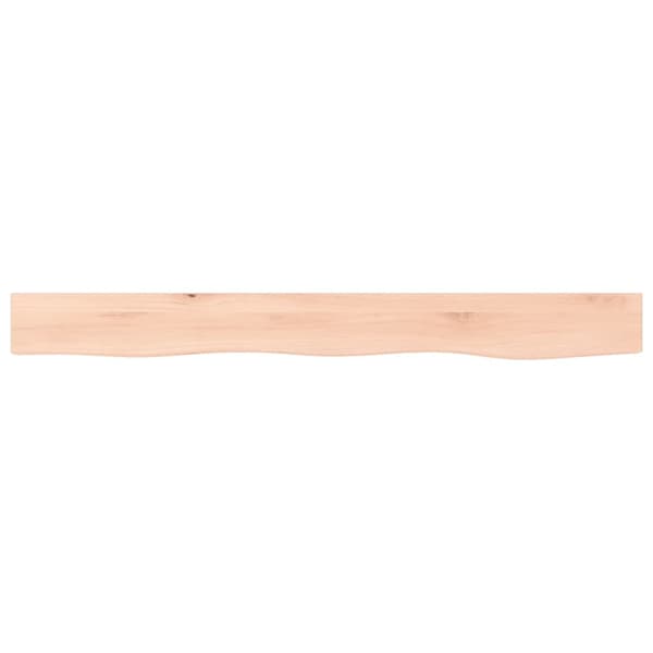 Hyllplan 100x10x2 cm obehandlad massiv ek