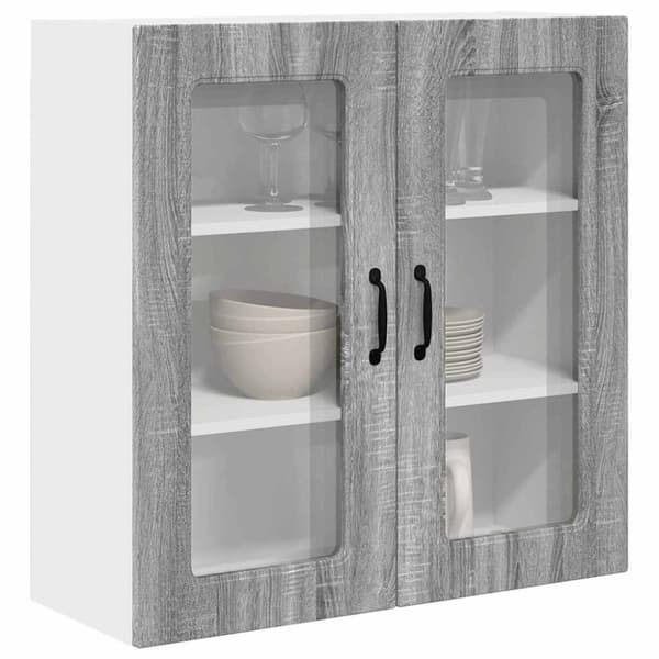 Diskmaskin panel med lagring Kalmar Grå Sonoma 80 x 31 x 80 cm