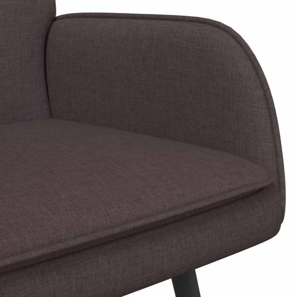 2-sits soffa Mörkbrun 115 x 61 x 87 cm tyg