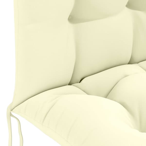 Solsängkudde PUTTEN 100% Polyester Gräddvit 48 x 112 x 10 cm