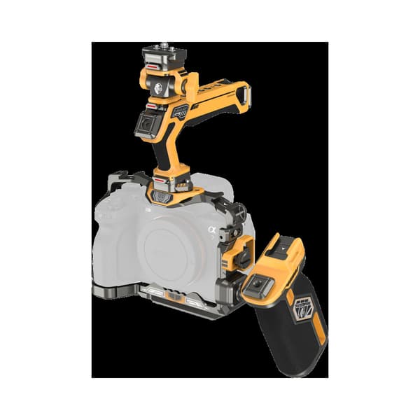 SmallRig 5518 HawkLock Quick Release Cage Kit for Sony A7R V/ A7 IV/ A7S III (Adv Ed) (Bumblebee)