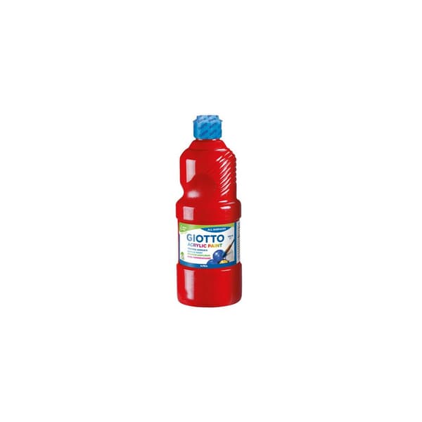 Akrylfärg Giotto 500 ml röd