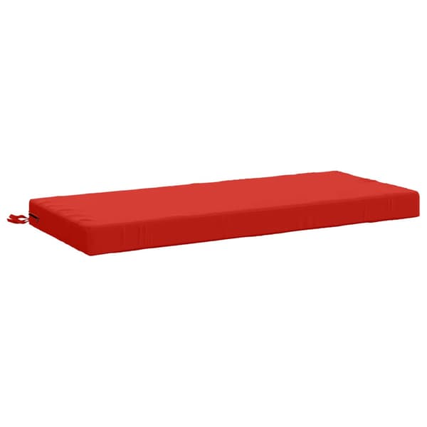 Bänk kudde SOEST 100% Polyester Röd 120 x 50 x 8 cm