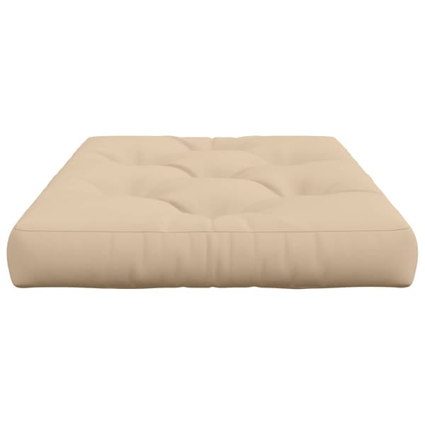 Pallkudd VIANEN 100% Polyester Gräddvit 120 x 80 x 12 cm