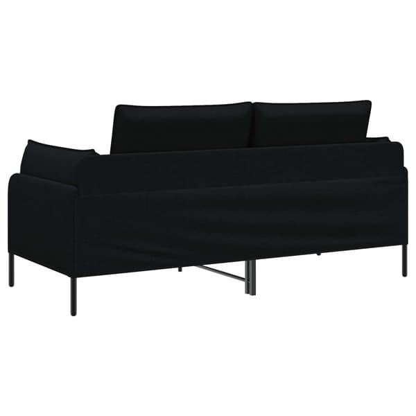 2-sits soffa Svart 188 x 81 x 89 cm Tyg