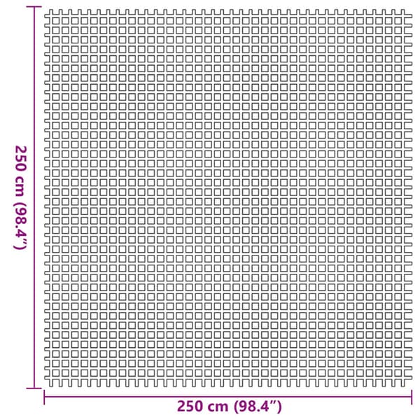 Tältmatta Blå 250 x 250 cm Polyester