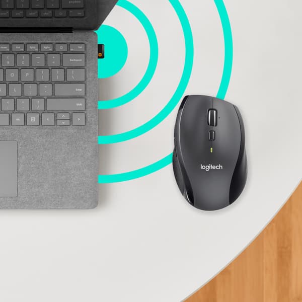 Logitech Customizable Mouse M705 datormöss högerhand RF Trådlös Optisk 1000 DPI