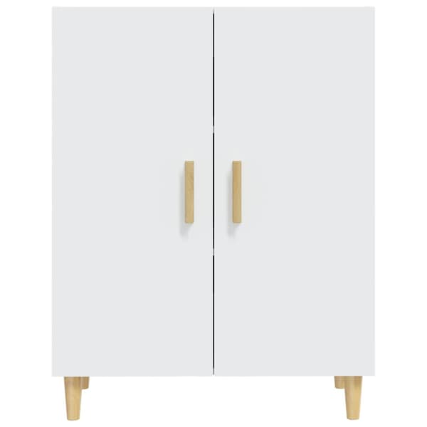 Skänk vit 70x34x90 cm konstruerat trä