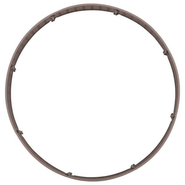 Julgranskrage brun Ø65x23 cm plast