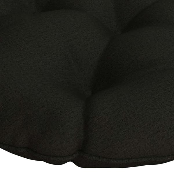 Papasan-kudde VIANEN 100% Polyester Svart Ø 100 x 12 cm