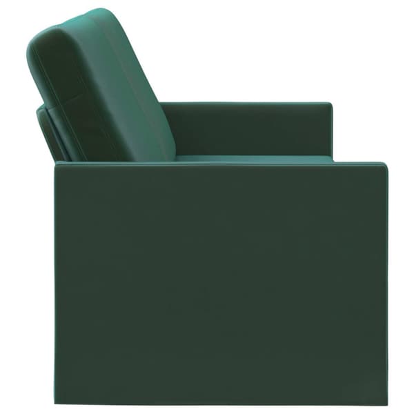 3-sitssoffa Mörkgrön 190 x 81 x 82 cm Sammet (V)