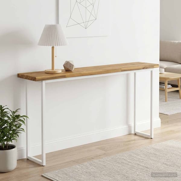 Rektangulärt Bordsskiva 90 x 50 x 3,5 cm Rektangulär Vit