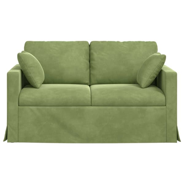 Soffa Ljusgrön 138 x 78 x 80 cm Sammet
