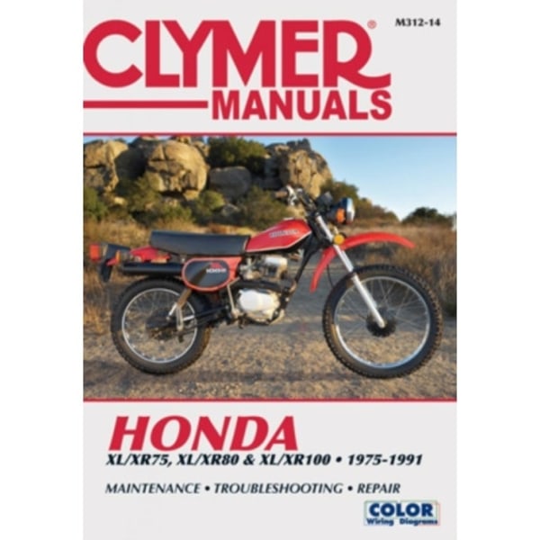 Honda XL/XR75, XL/XR80 & XL/XR100 Series Motorcycle (1975-1991) Service Repair Manual (häftad, eng)