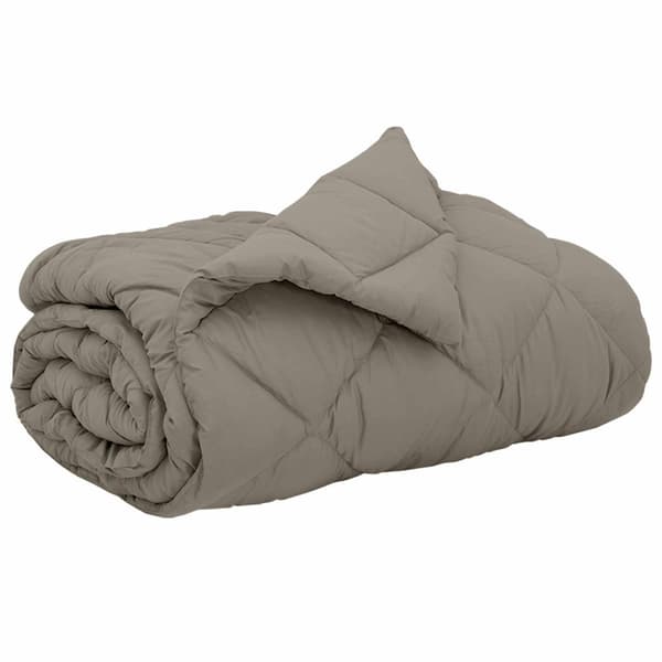 Full Års-Duvet Ljusgrå 200 x 200 cm Mikrofiber