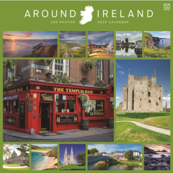 Around Ireland Square Wall Calendar 2025