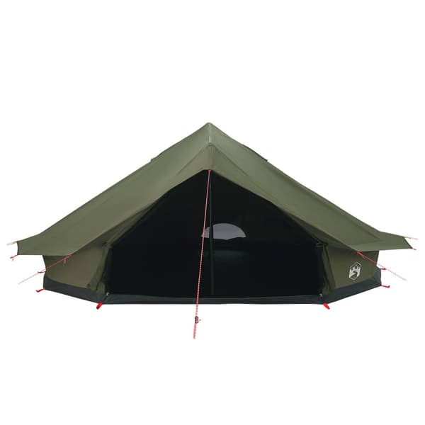 Familjetält Armégrön 12-Person Polyester / Bomull