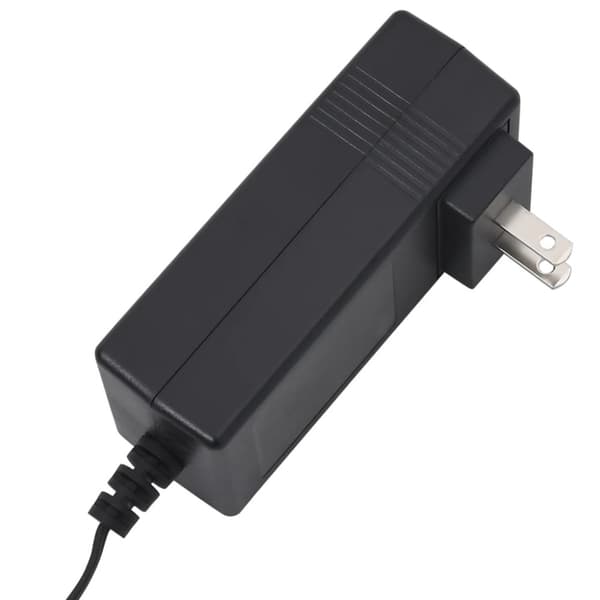 Elektrisk massagefåtölj svart tyg