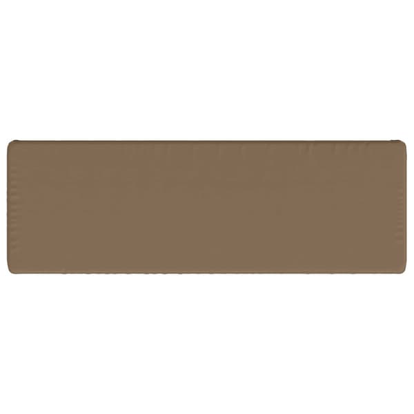 2-delade Bänk Kuddar VUGHT 2 st 100% Polyester Taupe