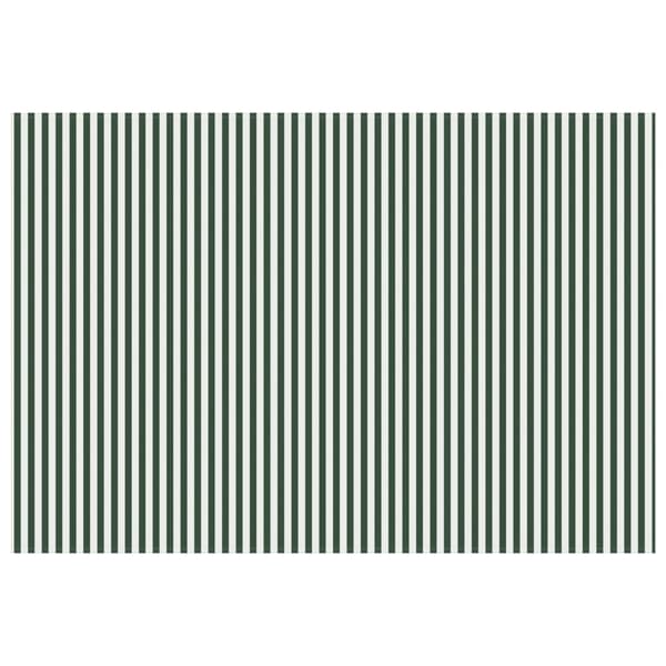 Markisväv Grön och Vit 450 × 350 cm Polyester
