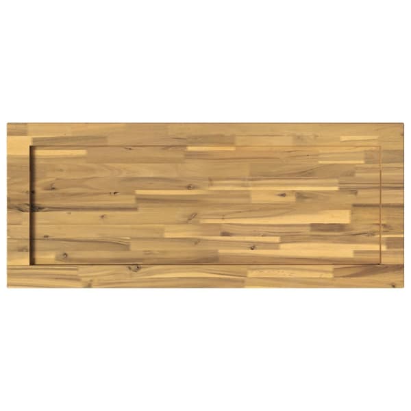 Rektangulärt Bordsskiva 90 x 50 x 3,5 cm Rektangulär Vit