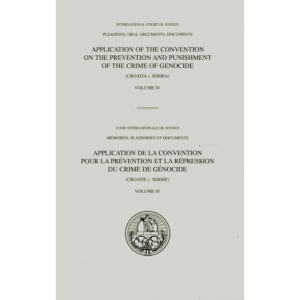 Application of the Convention on the Prevention and Punishment of the Crime of Genocide (häftad, eng)