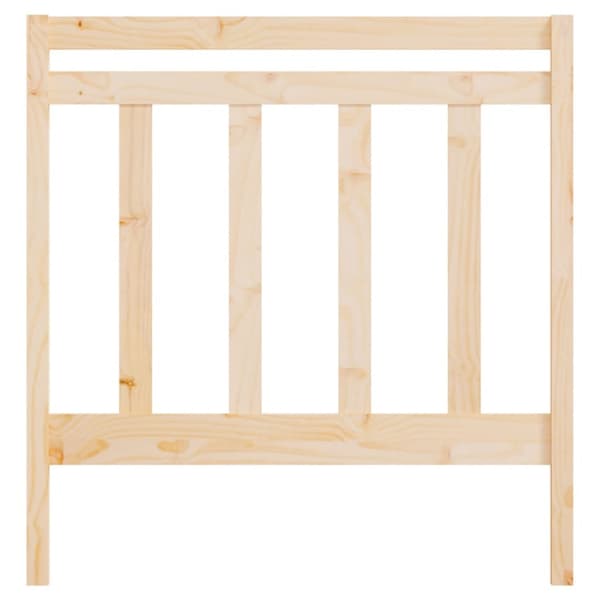 Sänggavel 95x4x100 cm massiv furu