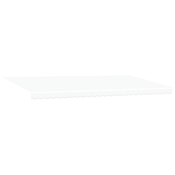 Markisväv Vit 6 x 3 m Polyester