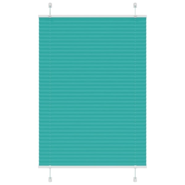 Plisserad persienn bensingrön 90x100 cm tyg bredd 89,4cm