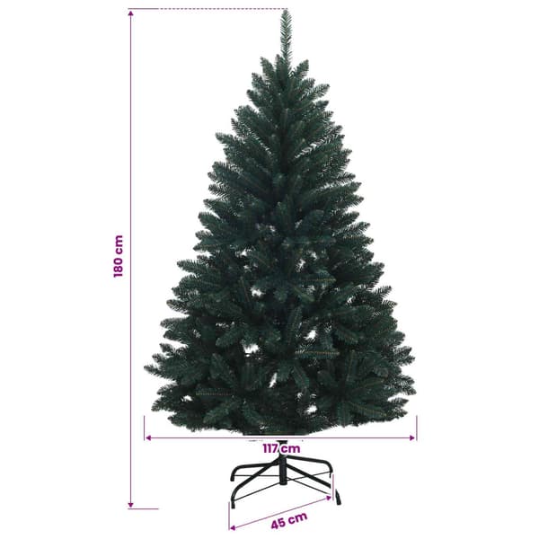 Plast Hingad Julgran 180 cm 300 LED-lampor Varmvit