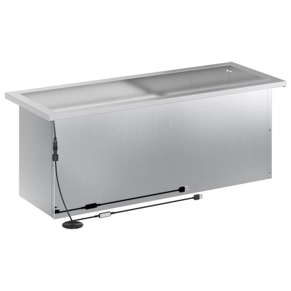 Odlingslåda med LED Silver 30 x 80 x 30 cm Galvaniserat stål